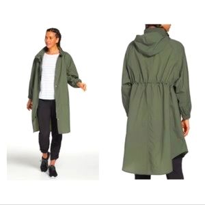 CALIA JOURNEY LIGHTWEIGHT TRENCH JACKET IN THYME / GREEN